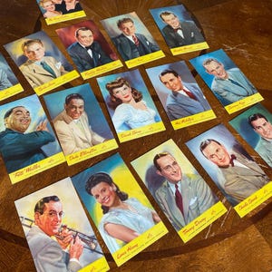 Jeu de cartes postales vintage RCA Victor Division