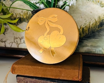 Vintage Jeweline By Dexter 3.5” Gold Compact