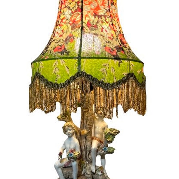 Antique Shabby Chic Lamp