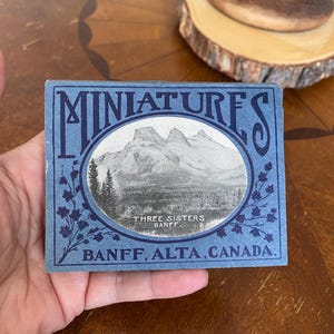 Antique Souvenir Booklet Photos from Banff, Alberta
