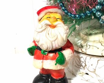 Vintage Soft Rubber Santa Claus