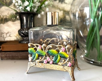 Vintage Filigree Perfume Bottle