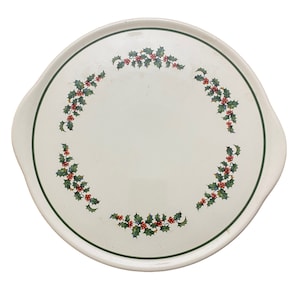 Vintage Mayott Christmas Cake plate
