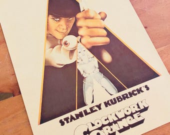 Vintage Clockwork Orange Soundtrack Motion Picture LP Record Vinyl