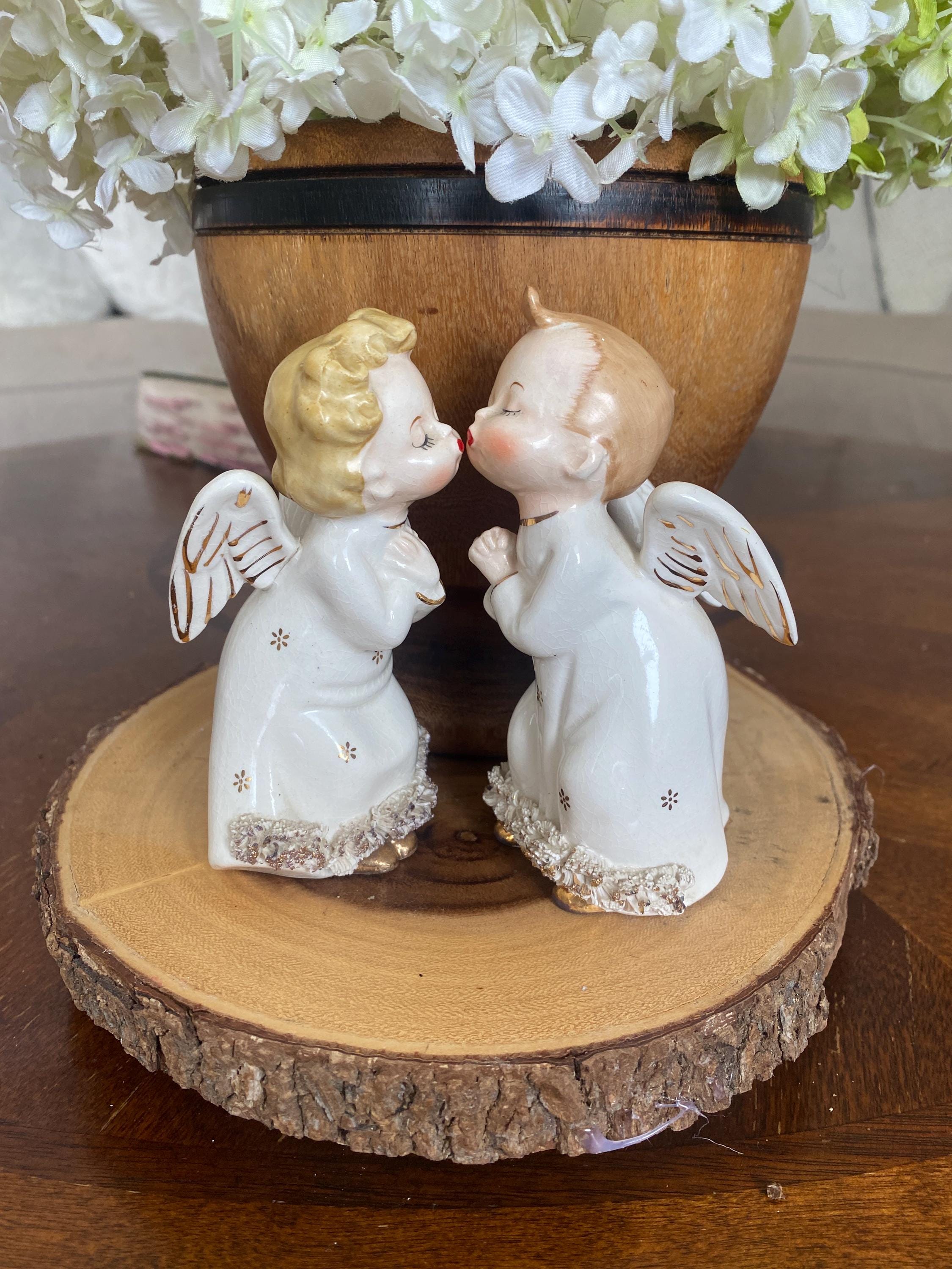 Kissing Angels Figurines - Etsy