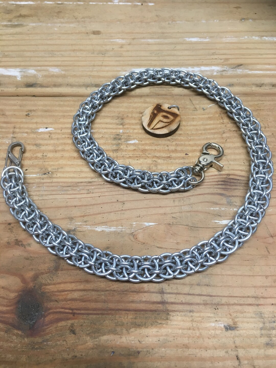 45 Nidhogg Handcrafted Chainmail Wallet Chain 2 Foot Etsy