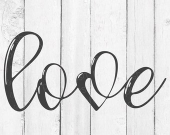 Love SVG - Love Heart SVG - Valentines SVG - Valentines Day Svg - Love Clipart - Love Cut File - Love Svg File - Love Dxf - Heart Vector