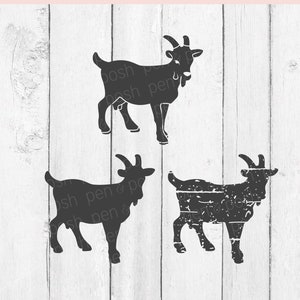 Goat SVG - Grunge Goat SVG - Grunge SVG - Primitive Grunge - Rustic Goat Svg - Goat Dxf - Dxf Grunge - Distressed Goat Svg - Goat Cut Files