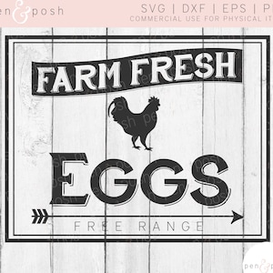 Farm Fresh Eggs SVG Farm Fresh SVG Fresh Eggs SVG Eggs Svg Farm Fresh Sign Farm Fresh Eggs Clipart Farm Fresh Eggs image 1