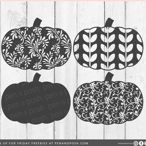 Pumpkin SVG - Pumpkin SVG Bundle - Halloween Svg - Pattern Pumpkin Svg - Pumpkins SVG - Pumpkins Clipart - Fall Svg - Thanksgiving Svg