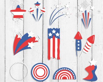 July 4th SVG - 4th of July SVG - July 4th Decor - Patriotic SVG - Independence Day Svg - Fourth of July - Stars and Stripes Svg - Cut File