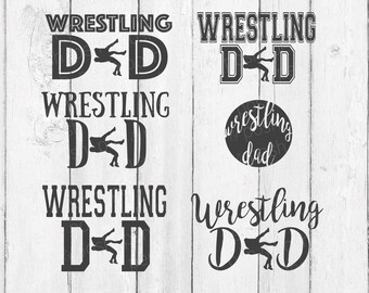 Wrestling Dad Svg Etsy