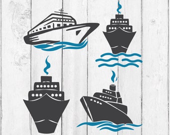 Cruise Ship SVG - Cruise Ship SVG Bundle - Ship SVG - Cruise Svg - Boat Svg - Ship Svg - Ship Bundle - Ship Cut Files - Cruise Cut Files