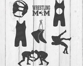 Wrestling Clipart Etsy