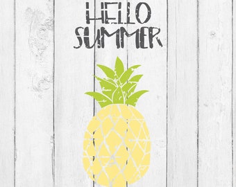 Hello SVG - Summer SVG -   SVG - Pineapple Svg -   Sayings Svg - Svg Files Sayings - Sayings Svg - Vacation Svg - Vacation