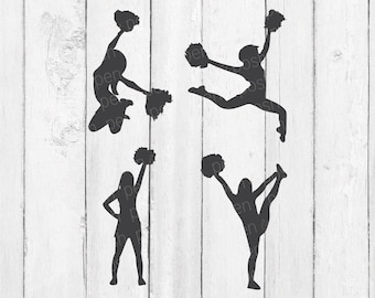 Cheer SVG - Cheerleader SVG - Cheerleading SVG - Svg Files - Sports Svg - Megaphone Svg - Pom Pom Svg - Cheering Svg - Cheerleader Clipart