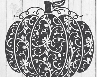 Pumpkin SVG - Swirly Pumpkin SVG - Pumpkin SVG File - Halloween Svg - Swirly Pumpkin - Fall Svg - Pumpkin Clipart - Swirl Pumpkin