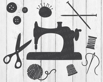 Download Svg Vintage Sewing Etsy