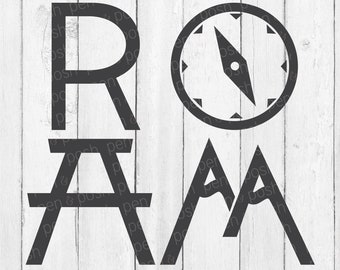 Roam SVG - Roam Camping - Camping SVG - Campamento SVG - Al aire libre Svg - Svg - Svg - Roam Clipart - Comercial Svg - Roam Letters