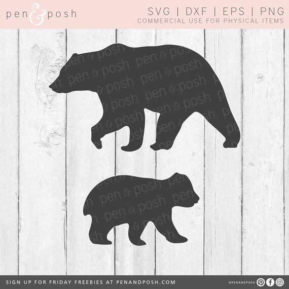 Download Mama Bear Svg Bear Svg Mother Bear Baby Bear Cut File Etsy