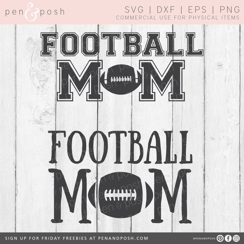 Football Mom SVG Football SVG Football Football Cut File Sports Svg Sport Svg Sports Parent Svg Mom Svg Football Cut File image 4