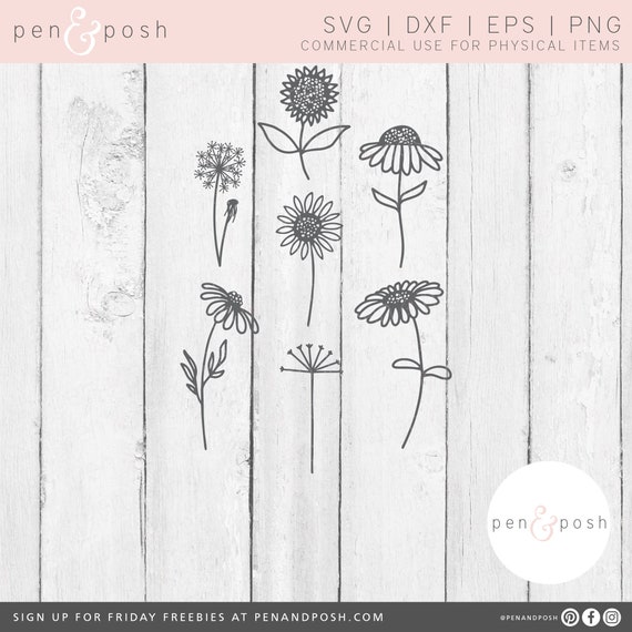 Download Flower Svg Spring Svg Rustic Svg Farmhouse Svg Etsy PSD Mockup Templates