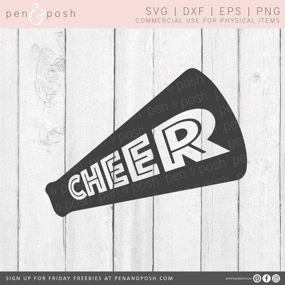 Download Cheerleader Svg Cheer Megaphone