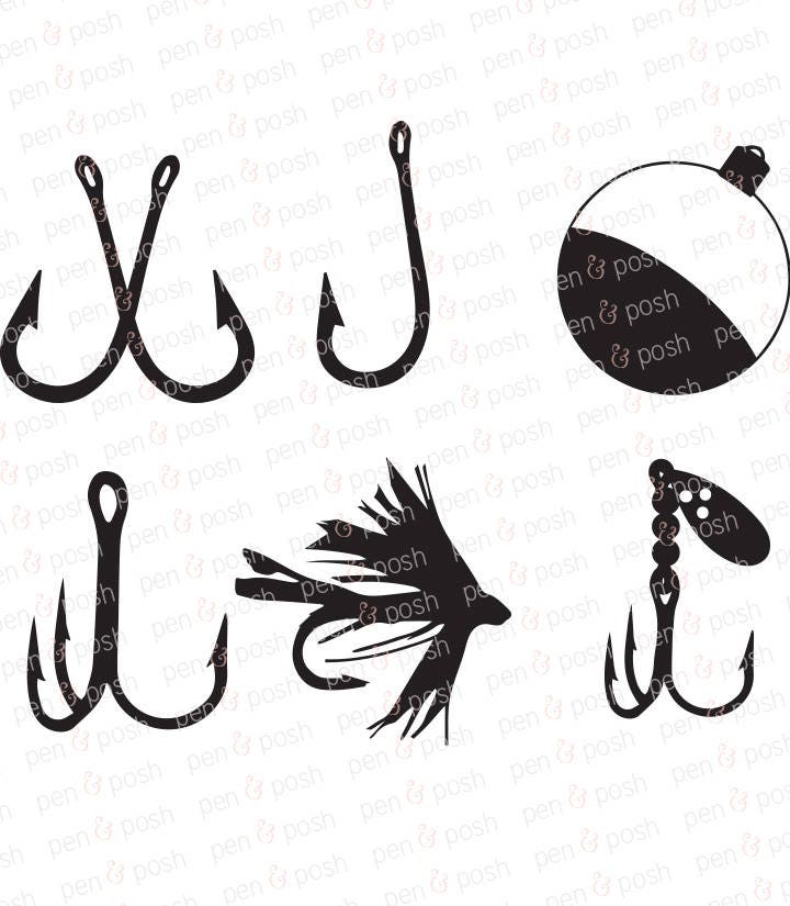 Free Free 108 Fishing Hook With Name Svg SVG PNG EPS DXF File