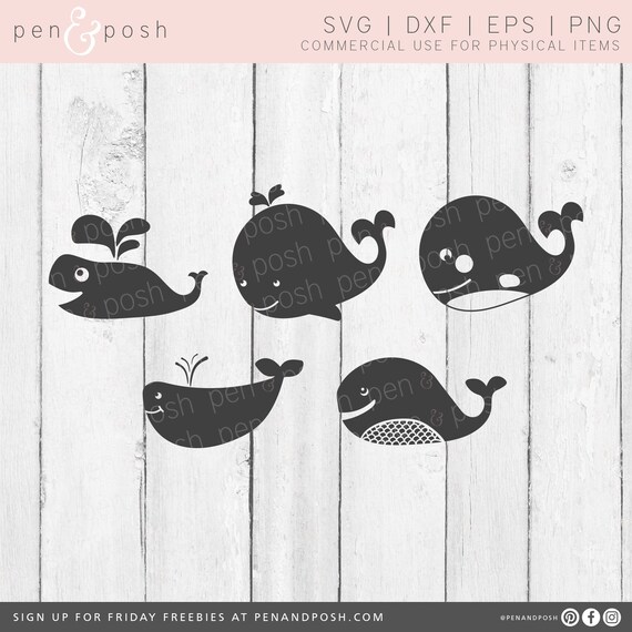 Download Whale Svg Whales Svg Whale Dxf Whale Cut Files Whale Etsy