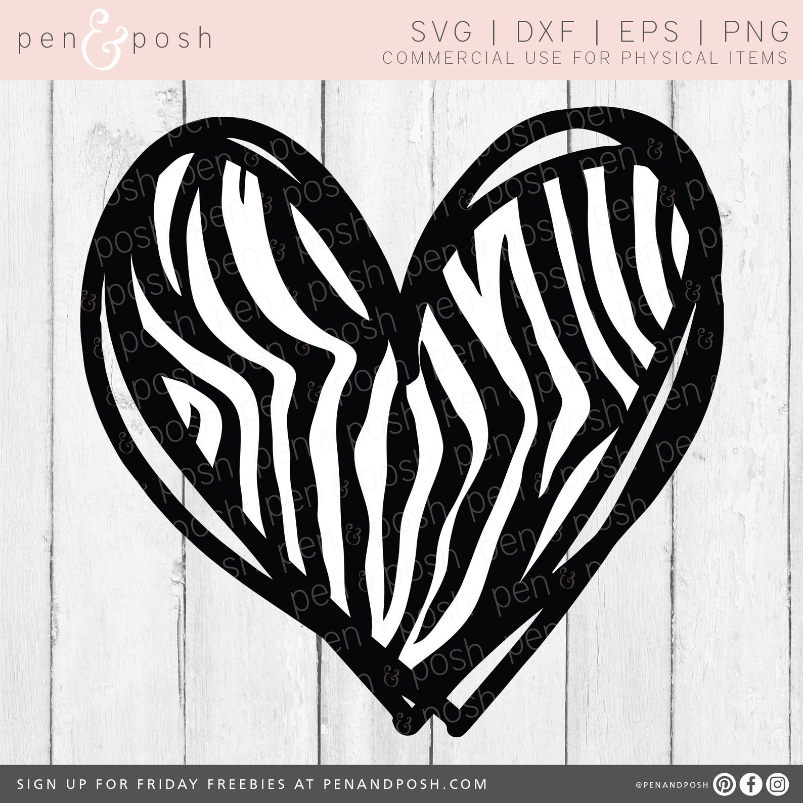Download Zebra Heart SVG Zebra Print SVG Zebra Print SVG Design | Etsy