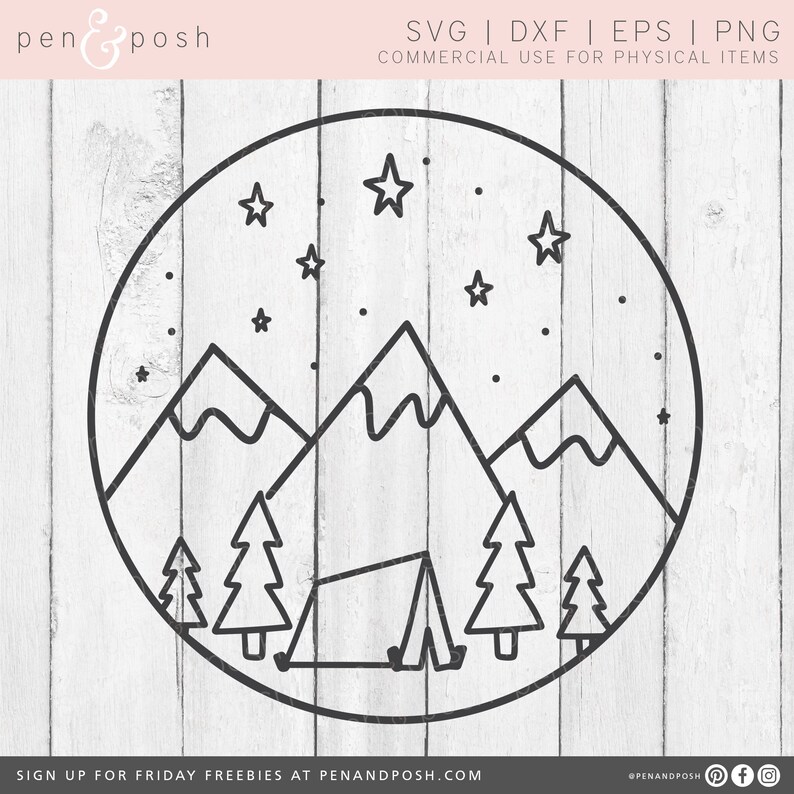 Free Free 316 Camping Trees Svg SVG PNG EPS DXF File