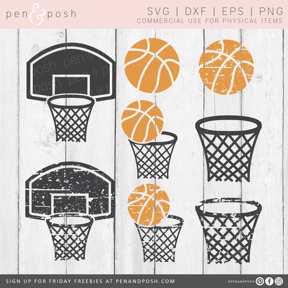 Basketball Svg Distressed Svg Grunge Basketball Svg Files Etsy