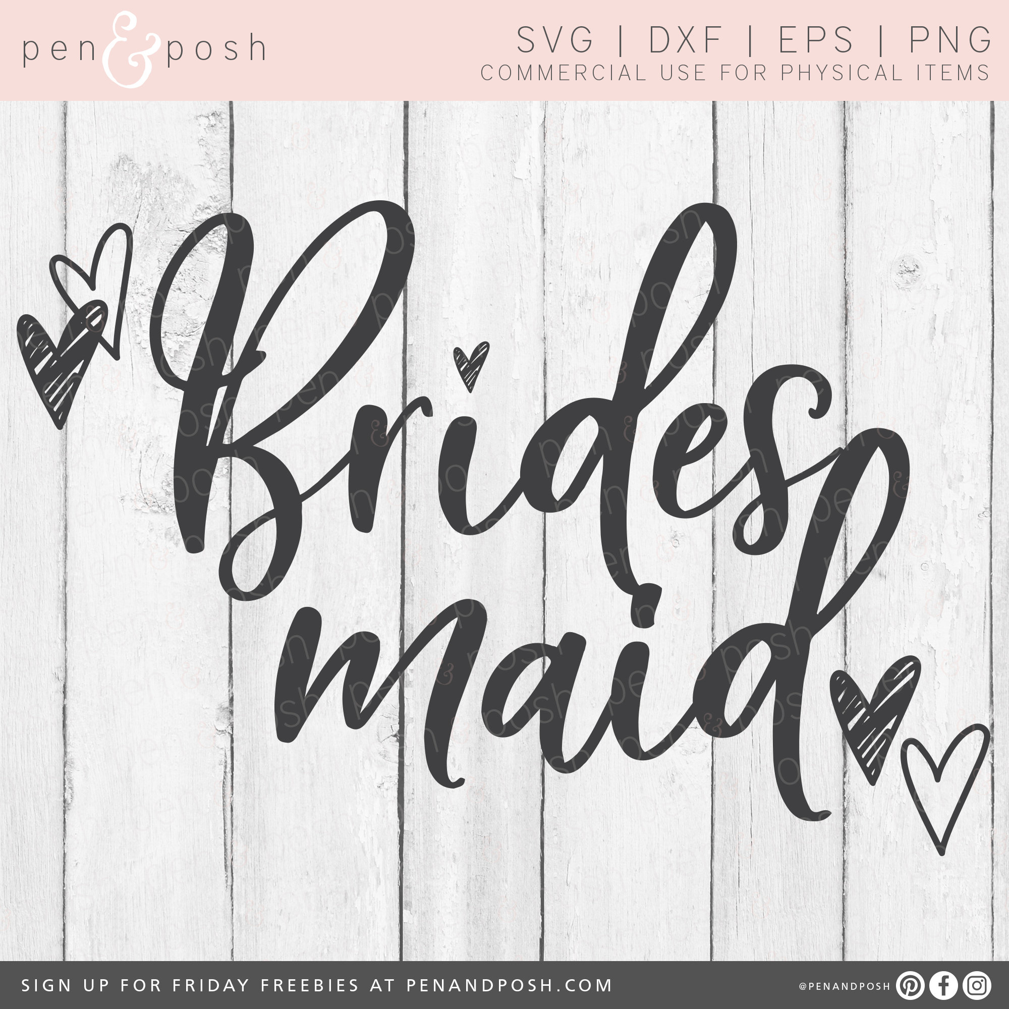 Download Bridesmaid Svg Wedding Svg Bachelorette Svg Bridal Party Etsy