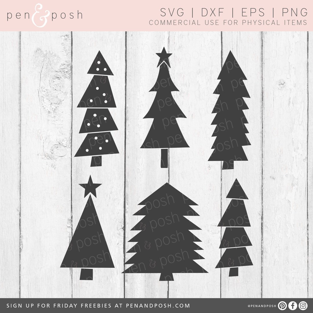 Rustic Tree Svg Christmas Tree SVG - Rustic Christmas Tree - Christmas Tree SVG Bundle ...