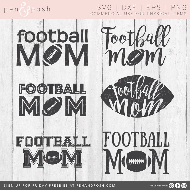 Football Mom SVG Football SVG Football Football Cut File Sports Svg Sport Svg Sports Parent Svg Mom Svg Football Cut File image 1