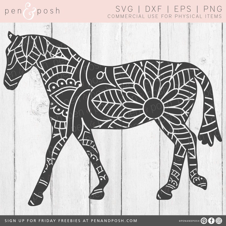 Free Free 187 Cricut Mandala Horse Svg SVG PNG EPS DXF File