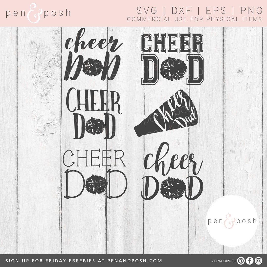 Cheer Dad SVG Cheer SVG Cheerleader SVG Dad Svg Cheer - Etsy