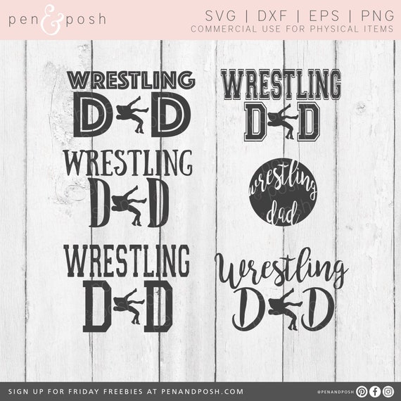Download Wrestling Cut File Sports Dad Svg