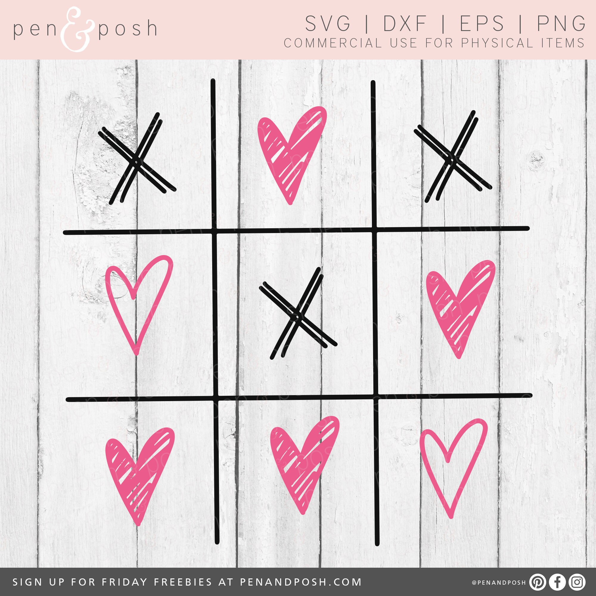 Tic Tac Toe svg Valentine/'s dxf You won my Heart png