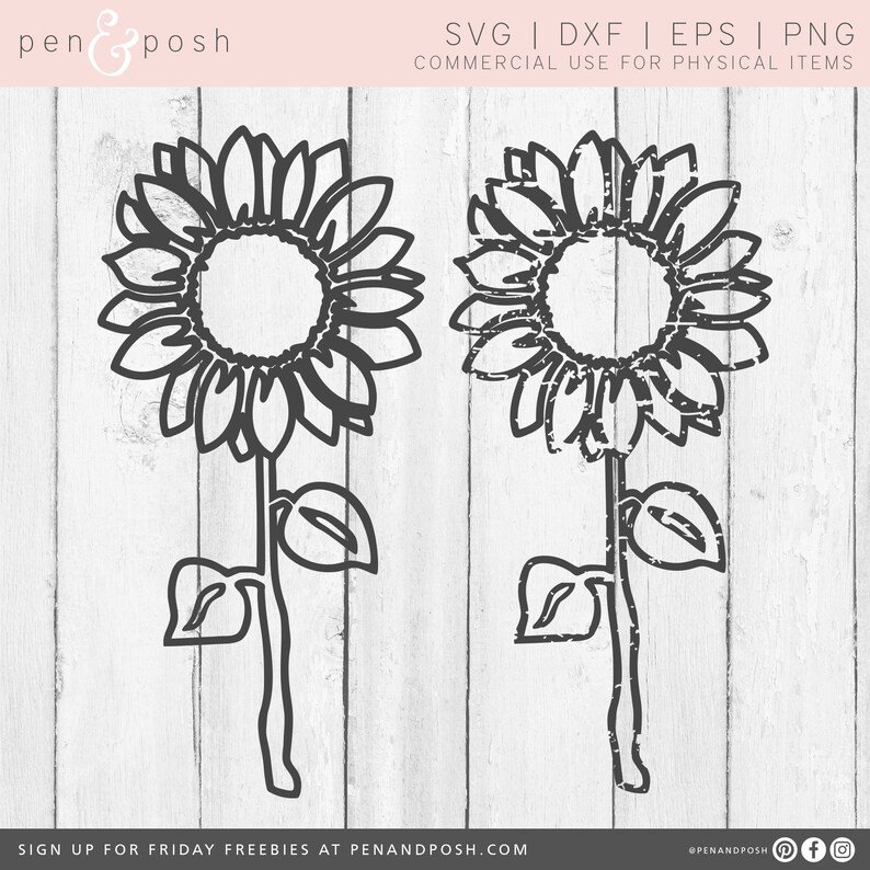 Download Sunflower SVG Sunflower Monogram Flower SVG Monogram SVg ...