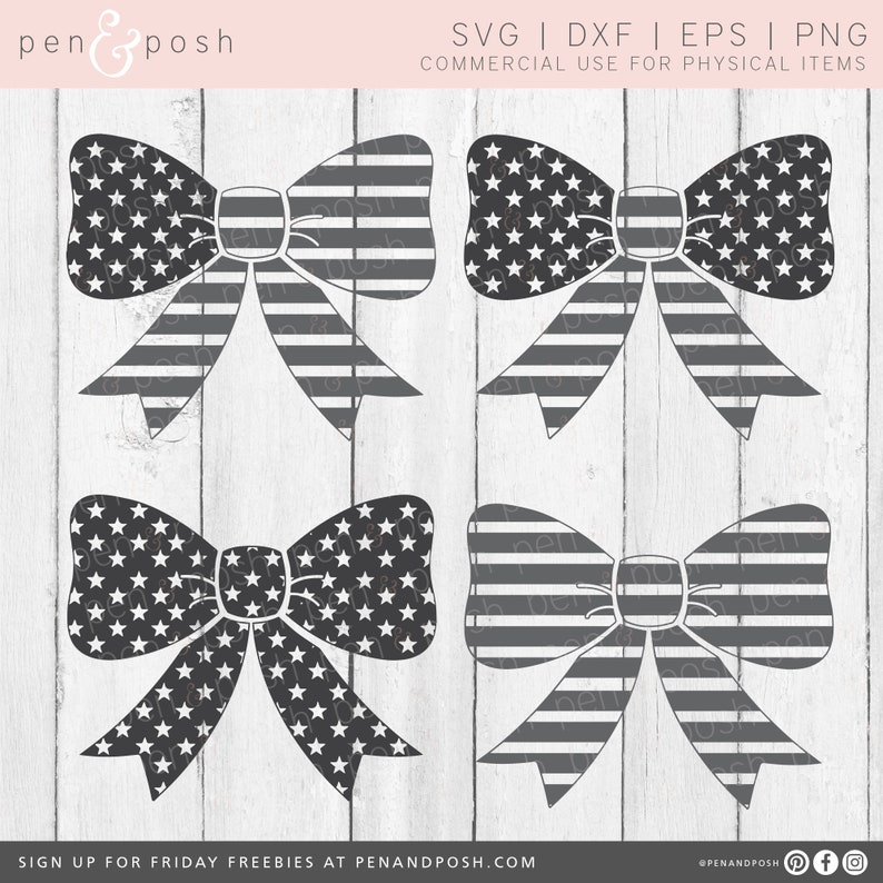Download Flag Bow SVG Flag SVG Flag Bow Clip Art Flag Clip Art | Etsy
