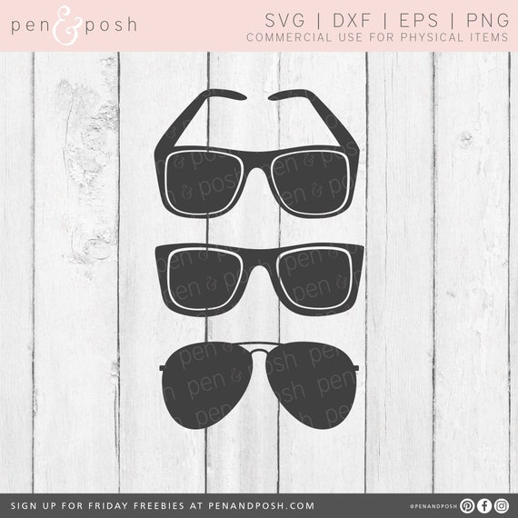 Download Sunglasses SVG Summer SVG Beach SVG Sunglasses Dxf | Etsy