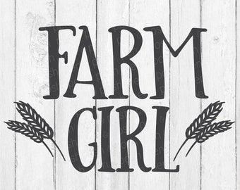 Farm Girl Svg - Farm Svg - Farm Girl Svg Cut files - Country Girl Svg - Farmhouse Svg - Farm Girl Design - Cowgirl Svg - Southern Svg