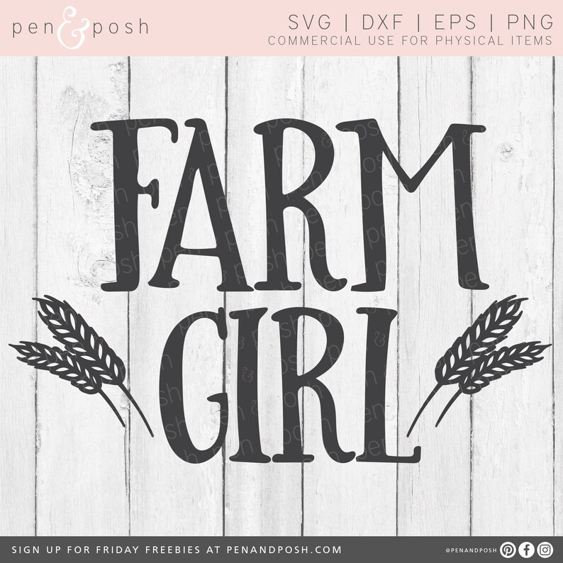 Farm Girl Svg Farm Svg Farm Girl Svg Cut files Country | Etsy
