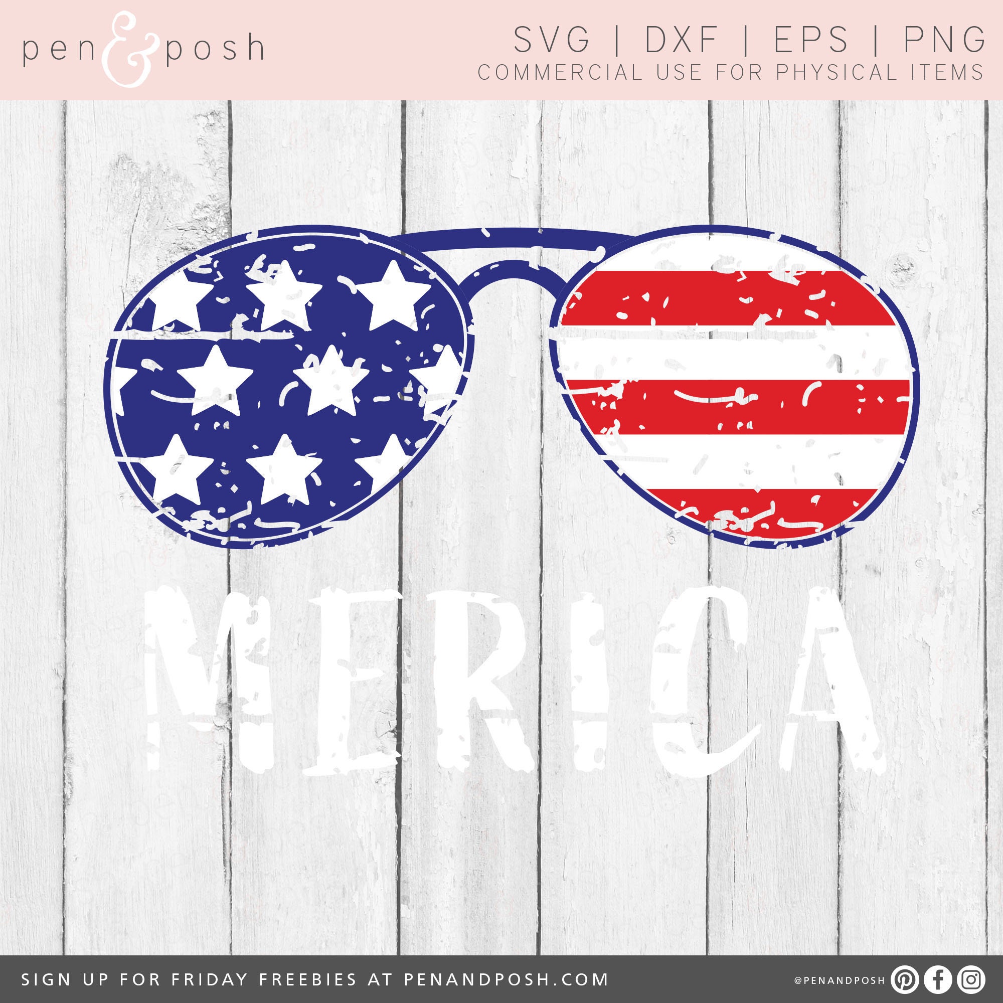 Download Merica Svg Grunge Sunglasses Svg Patriotic Svg July 4th Etsy