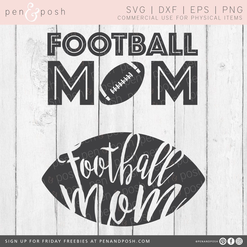 Football Mom SVG Football SVG Football Football Cut File Sports Svg Sport Svg Sports Parent Svg Mom Svg Football Cut File image 3