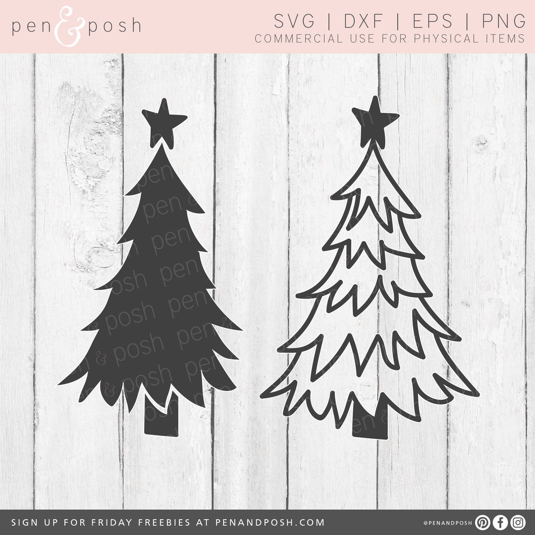 Christmas Tree SVG Christmas Tree Clipart Christmas Tree Cut File Tree