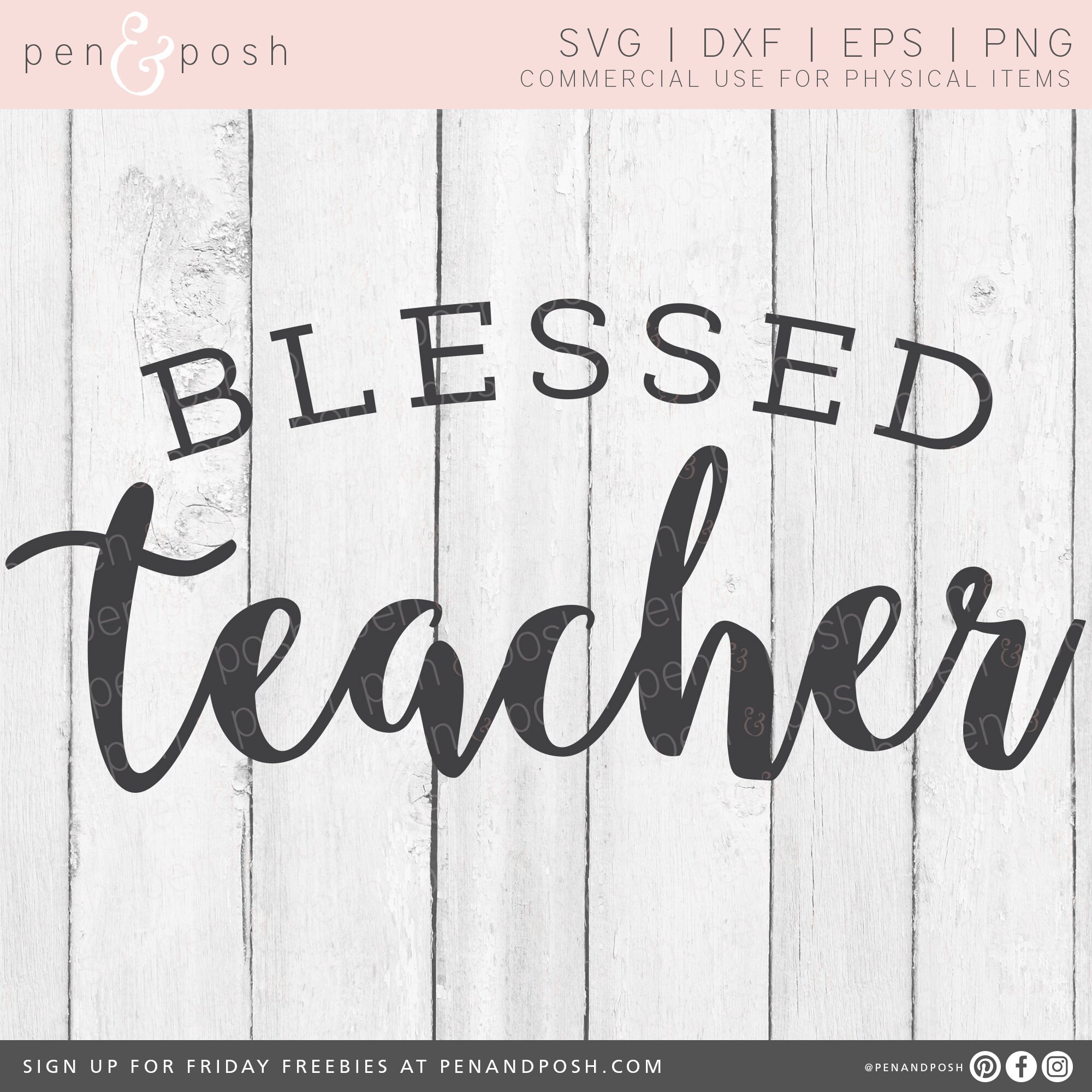 Download Blessed Teacher Dxf Svg Files