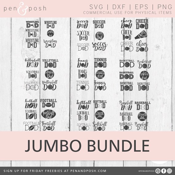 Download Sports Clipart Bundle Dad Svg