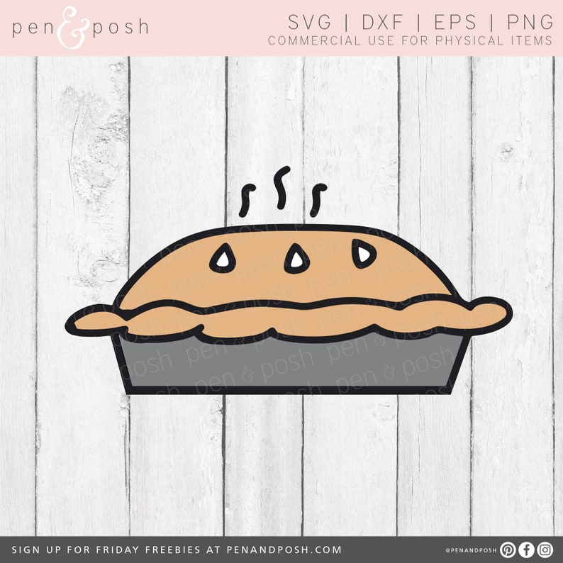 Download Pie SVG Homemade Pie Graphic Pie Clipart Pie DXF Pir | Etsy